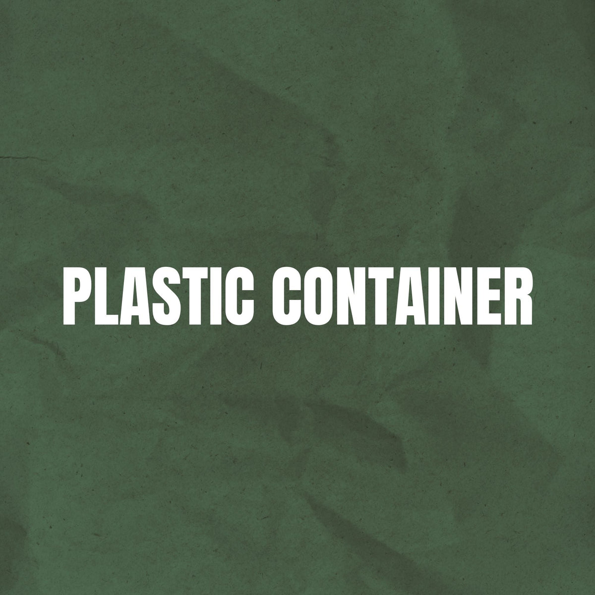 PLASTIC CONTAINER