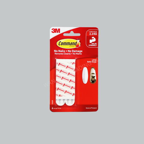 3M 17023P CMD LRG REFILL STRIPS 6ST 6PKT/OTR