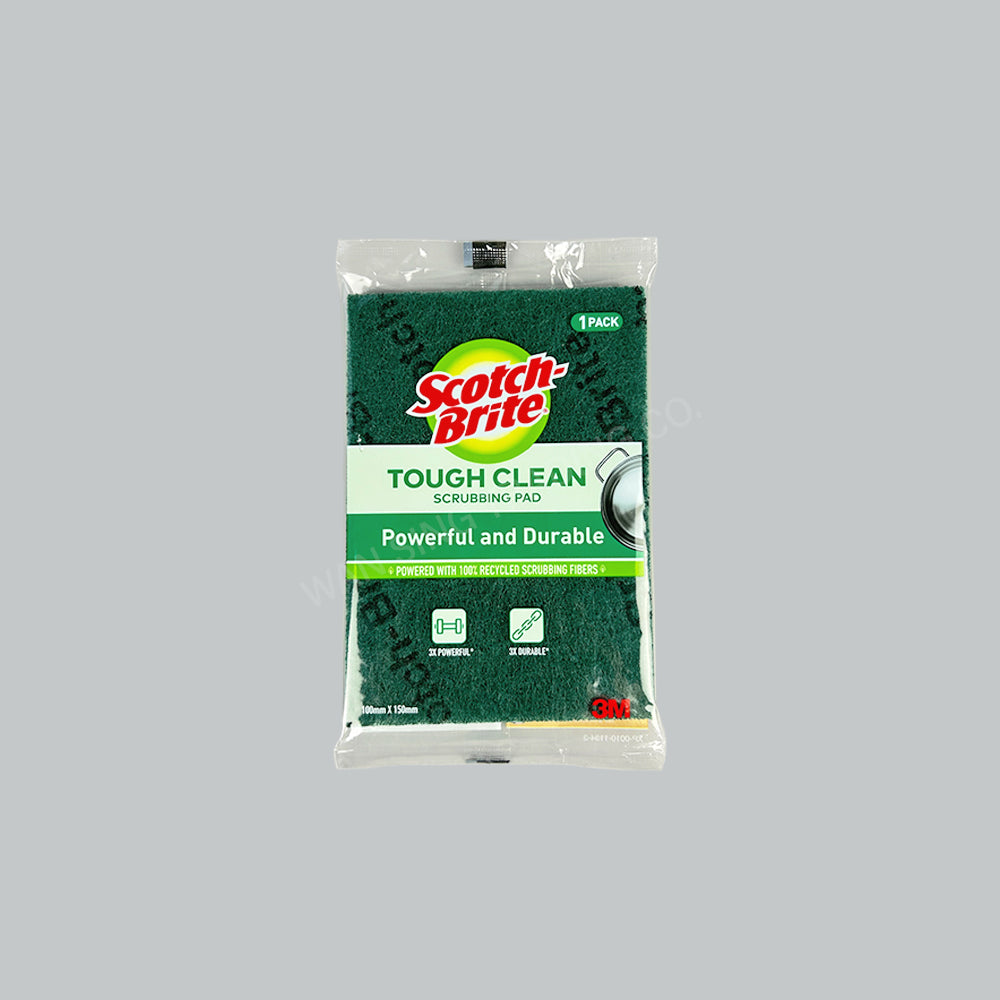 3M S/B TOUGH CLEAN SCRUBBING PAD 12PKTX20CARD