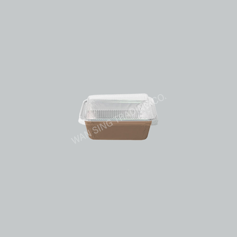 STAR ALUM FOIL RECT TRAY #4618-P COPPER W/LID 10'S