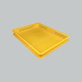 WINNER 133, STACKABLE IND CON+HOLE 500X370X50MM YL