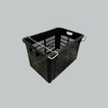 WINNER 120, IND REC BASKET W/HDL 600X400X420MM BLK