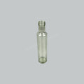 MJ ROUND GLASS BOTTLE CLEAR 250ML W/LID