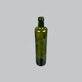 0.47MJ ROUND GLASS BOTTLE GREEN 1000ML W/LID