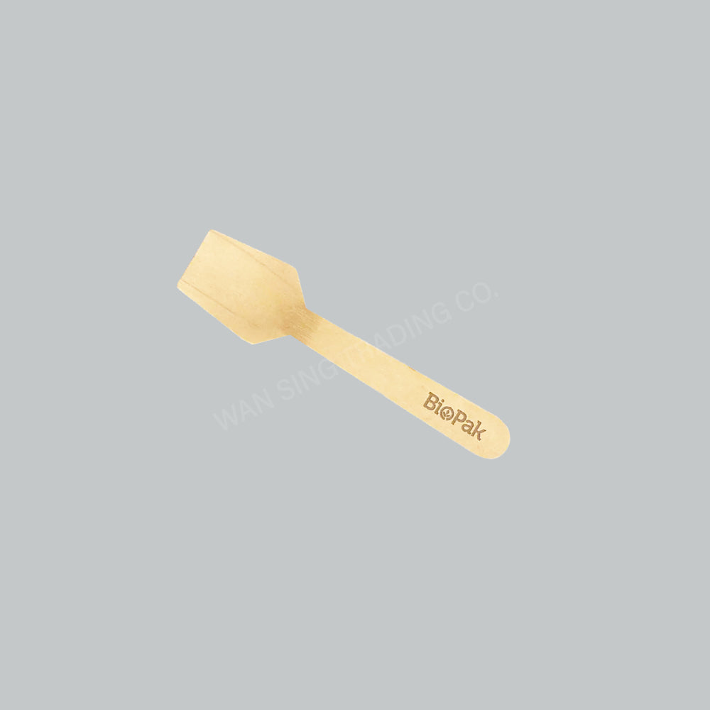 BP WOODEN ICE CREAM SPOON HY-10ICE-COATED 100'SX20