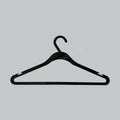 FX PLASTIC HANGER 16" (ABS) 0.6MM BLK 200'S/CTN