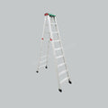 ALUMINIUM 9-STEPS LADDER DOUBLE SIDED