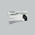 IRON SKIN NITRILE GLOVE POWDER FREE (M) BLK 100'S