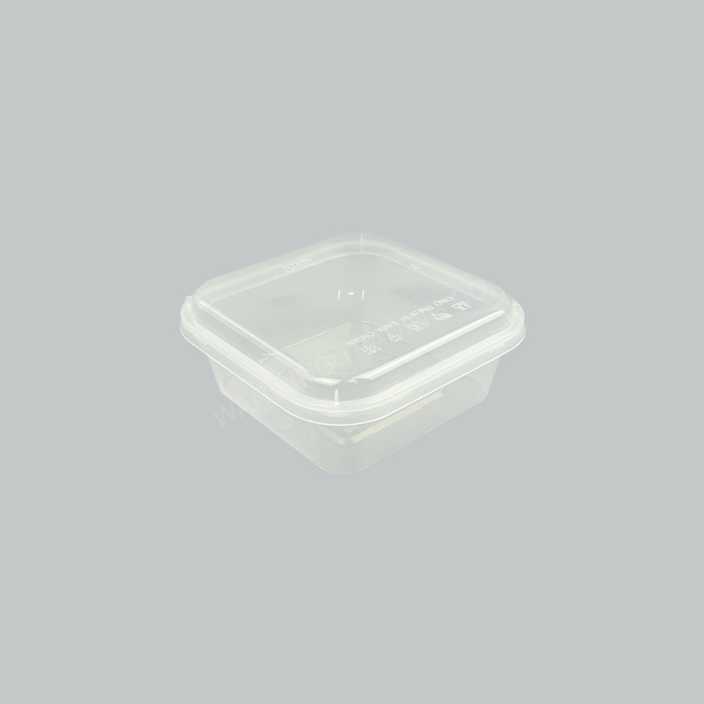 MSE MW SQ CONT SQ350 W/LID 50SETX10PKT/CTN