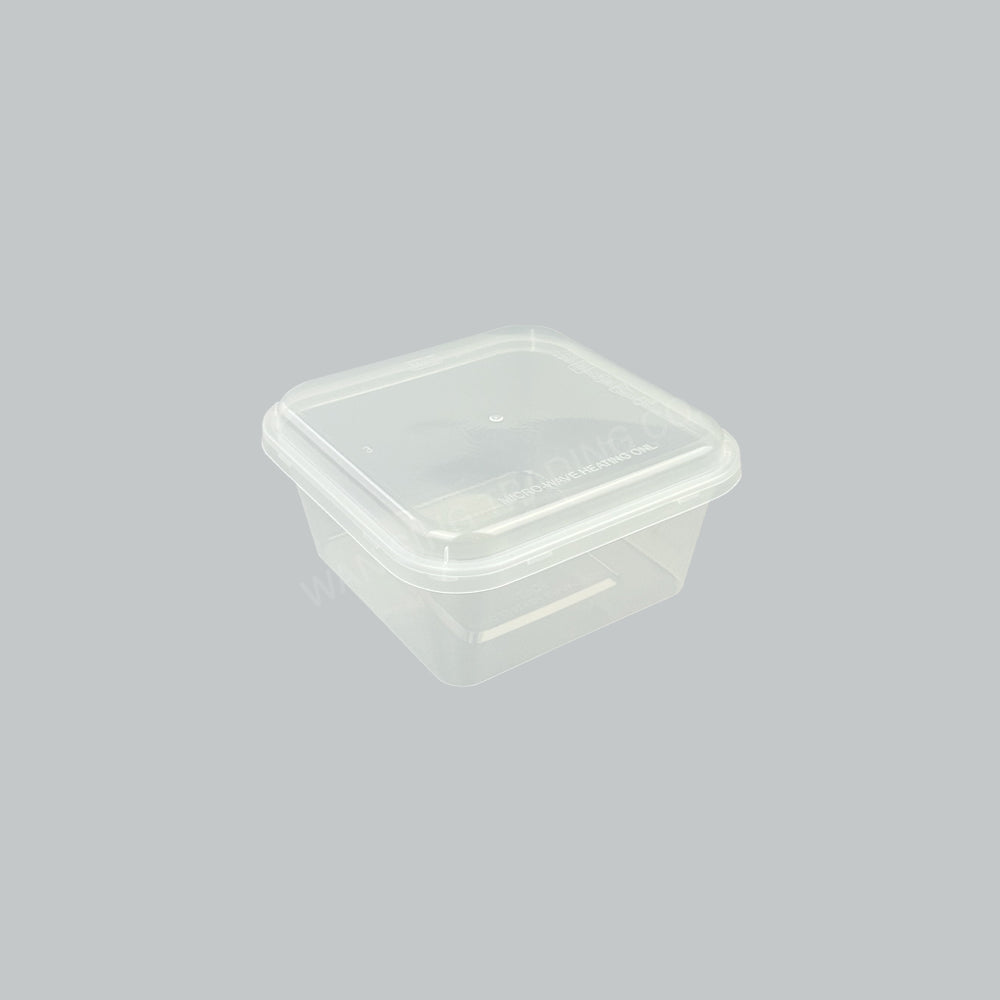 MSE MW SQ CONT SQ650 W/LID 50SETX10PKT/CTN