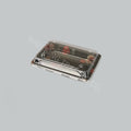 1830050 - RECT BLK SUSHI TRAY W/LID - A-02 500SET/CTN