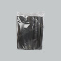 TBH PAPER STRAW W/O WRAPPER - BLK 100'SX100PKT/CTN