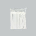 TBH BUBBLE TEA PAPER STRAW W/WRAP(SHARP)-BLK 100'S