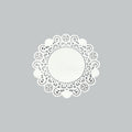 GRADE DOYLEY PAPER 4.5" (ROUND) WHT 250'S/PKT