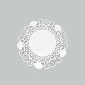 GRADE DOYLEY PAPER 8.5" (ROUND) WHT 250'S/PKT
