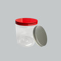 SP 5070 PET JAR - ALUM ROSE GOLD/RD/SIL 24SET/CTN