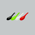 LHP PP CHINESE SPOON 5"WH/RD/GN/BLK 80'SX30PKT/CTN