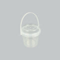 ST PT-500 PLASTIC TUMBLER 500ML CL W/LID+HLE+HDL