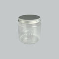 SP 8072 PET JAR W/SAFETY CAP ALUM SILVER 24SET