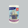 HERC KITCHEN TIDY BAG HDL TIE(M)27LX65X51 50'SX12R