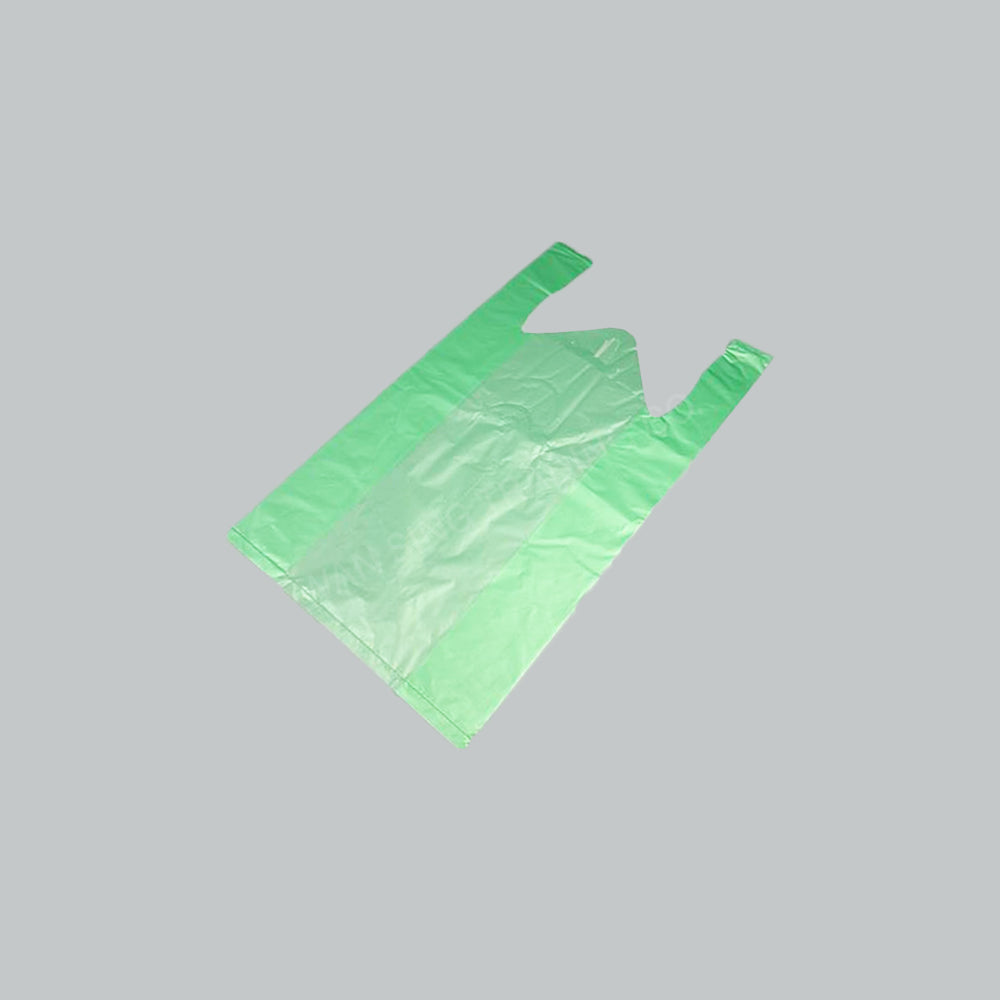 MY HD SINGLET BAG 14"X17" GRN 500G 5PKX12BDL/BAG