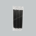 SAN FLEXIBLE STRAW IND WRAP 6X210MM BLK 50'S