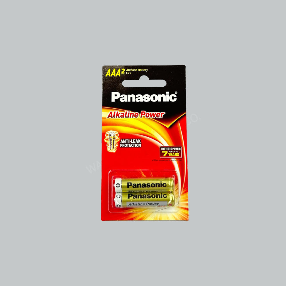 LR03RTB/2B PANA ALKALINE AAA - 2'SX12PKTX12BX/CTN