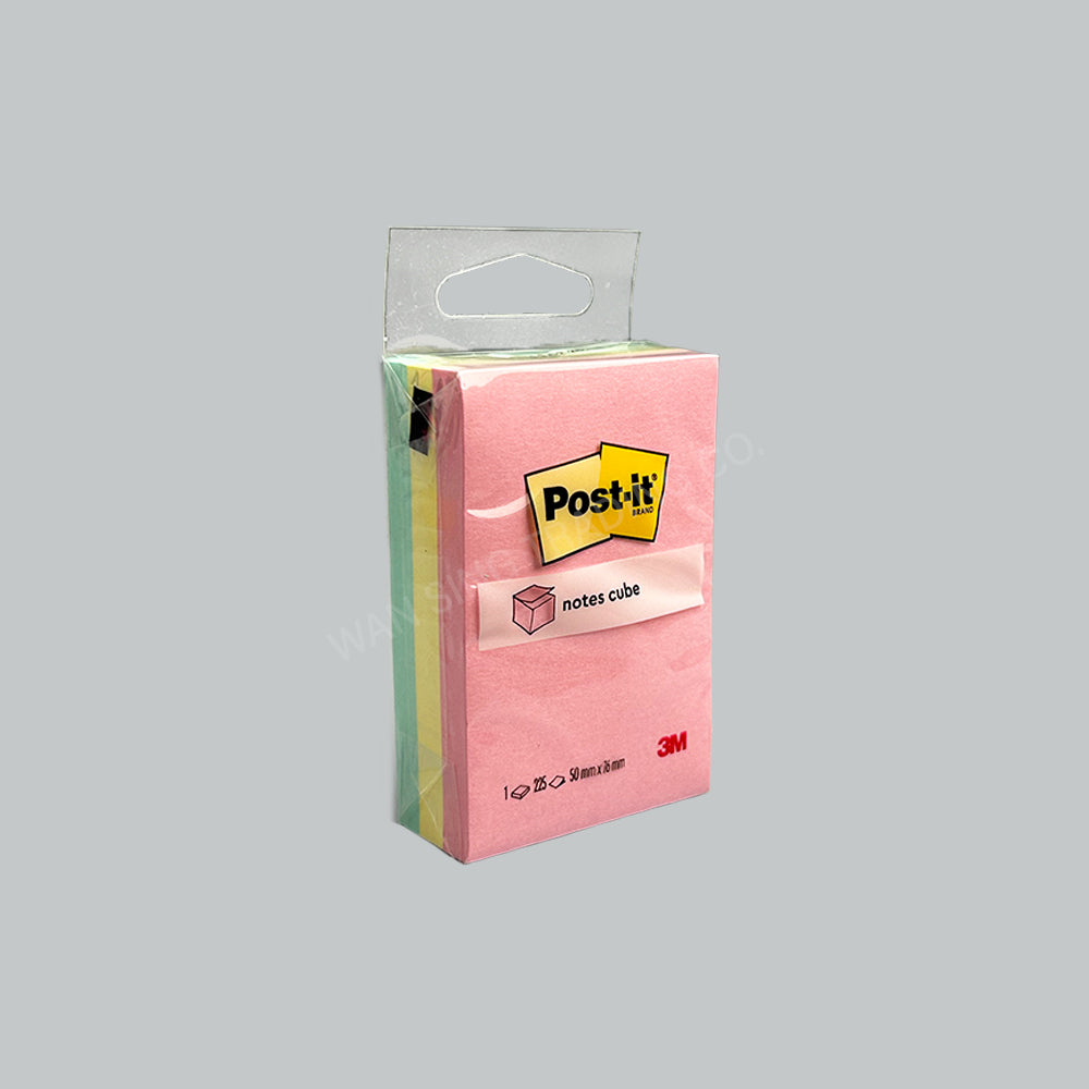 3M 656 POST-IT NOTES 3"X2" PASTEL PNK/YLW/BLU 9PAD