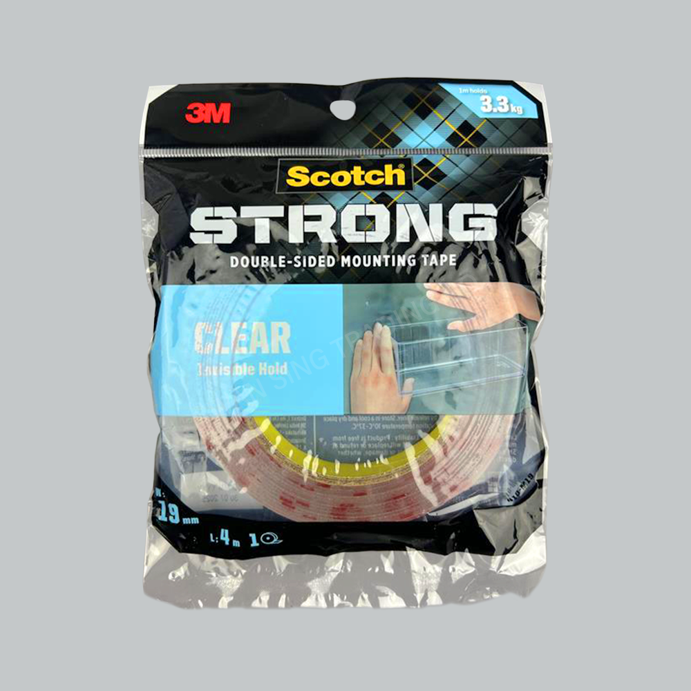 2700525 - 3M SC 410-M19 DOUBLE SIDE MOUNT TAPE CLR 19MMX4M