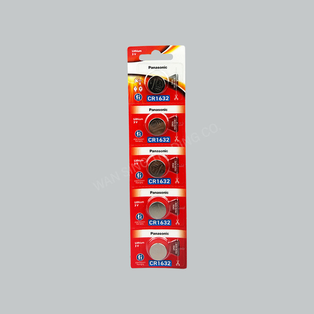 CR-1632PT/5BE PANA COIN LITHIUM 3V-1'SX50PKT/BOX